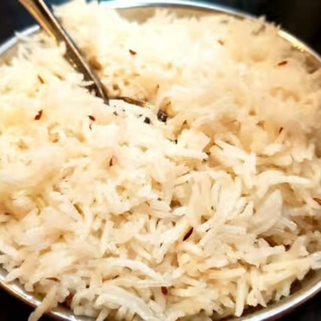 Plain Jeera Rice.