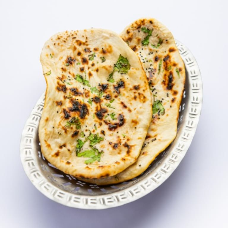 Delicious Garlic Naan Awaits You
