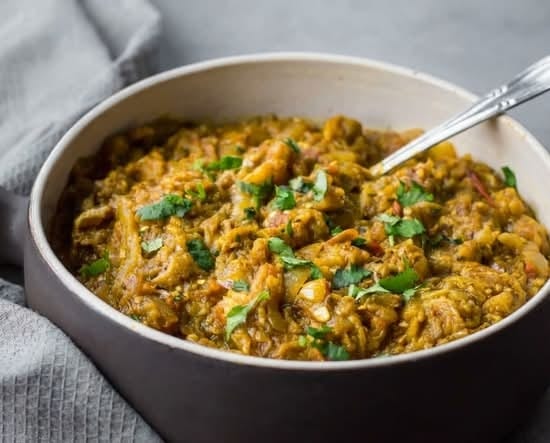 Vegan Eggplant Bartha.